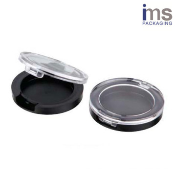 Round Plastic Eyeshadow Compact Case